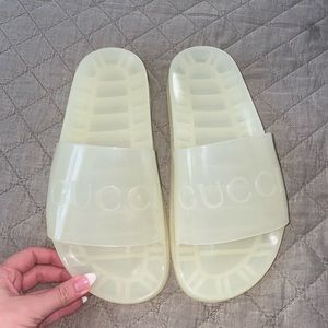 Gucci glow in the dark slides